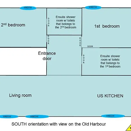 Pure & Chic 2beds/2baths In Centre! Appartement *