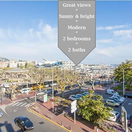 Pure & Chic 2beds/2baths In Centre! Apartman Cannes